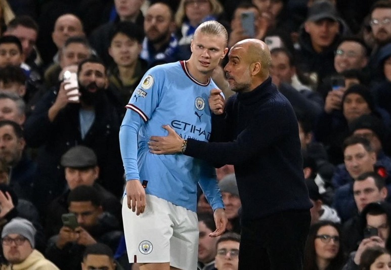 Haaland giúp Manchester City thắng lợi chưa khiến Guardiola hài lòng