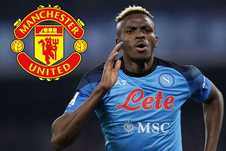 Victor Osimhen đánh tiếng muốn đến thi đấu ở Manchester United 