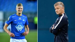 Erling Haaland từng là học trò của Ole Gunnar Solskjaer tại Molde