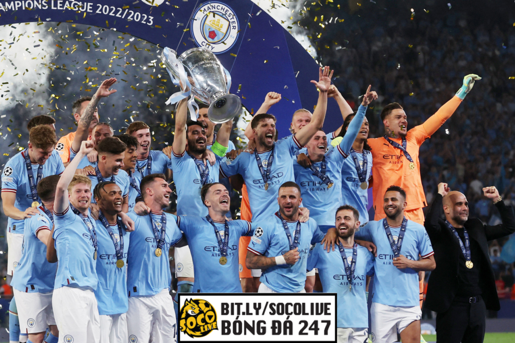 Số áo cầu thủ Man City đá chung kết C1 2022/2023