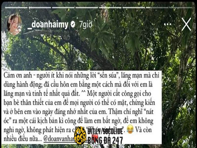 Cảm xúc của cô nàng Doãn Hải My