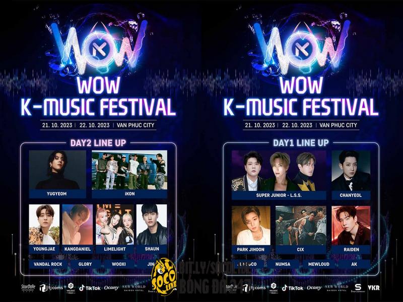 WOW K-MUSIC FESTIVAL là một sự kiện WORLD OF WATER K-MUSIC FESTIVAL đặc sắc ở Việt Nam